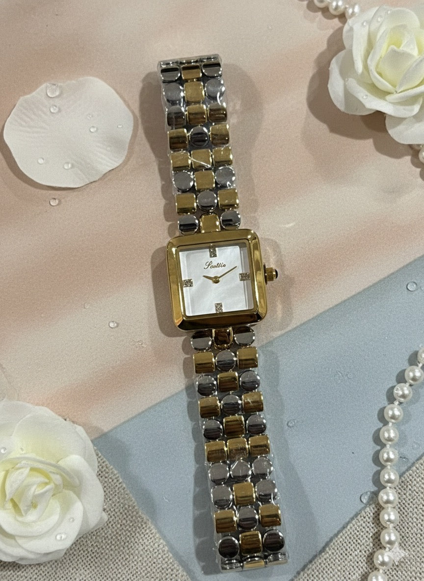 Scottie Elegant Square Dial Luxury Bracelet Watch