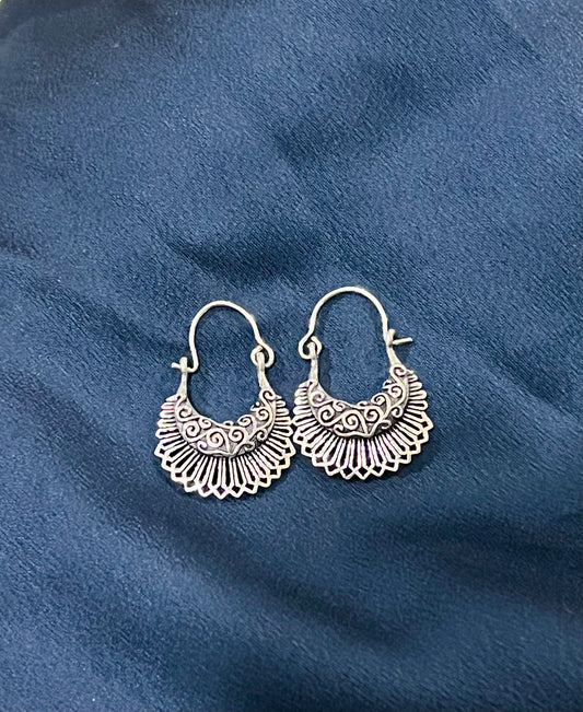Mooncrest Tribal Fan Drops Earrings