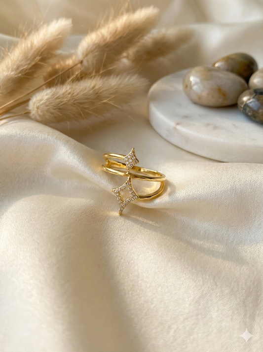 Heavenly Spark Rings