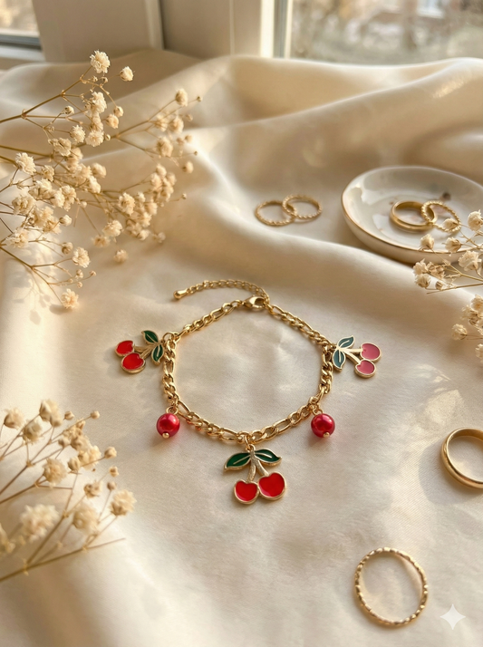 Cherry Pop Charm Bracelets
