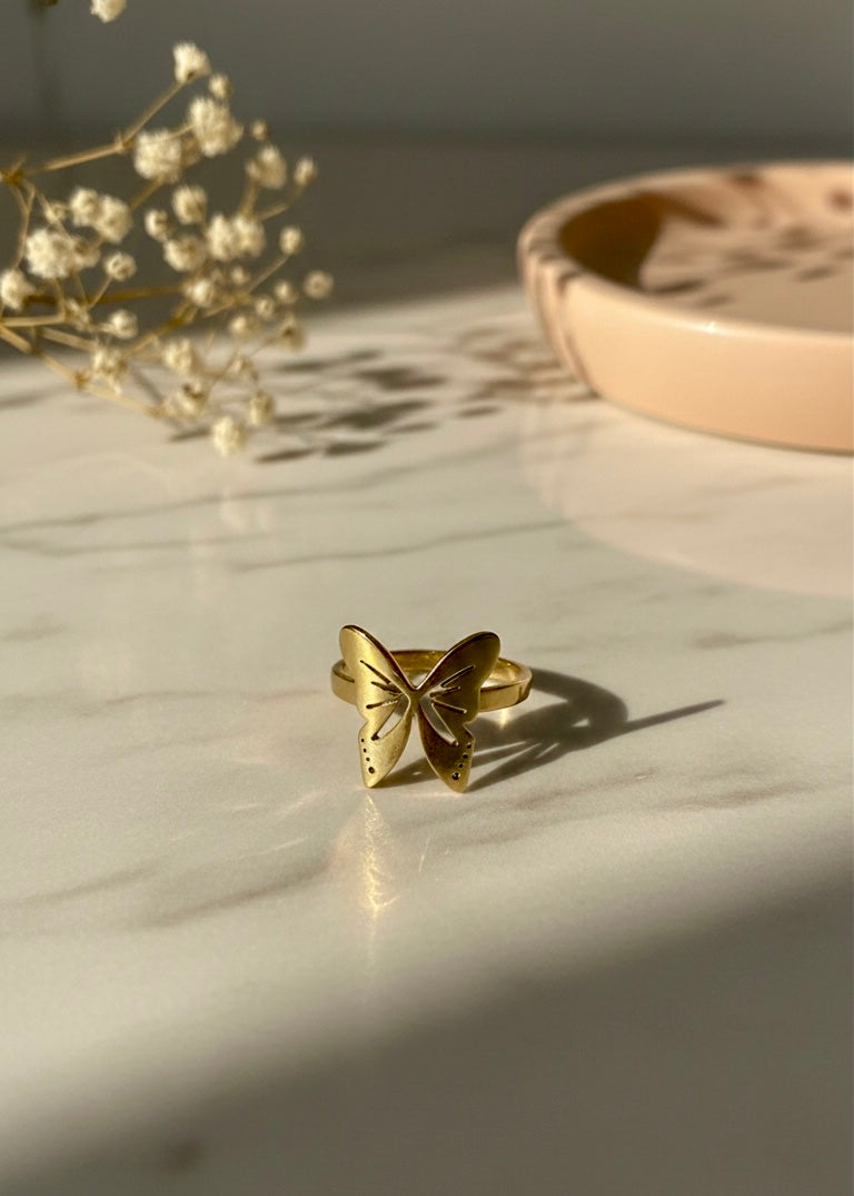 Aurea Butterfly Rings