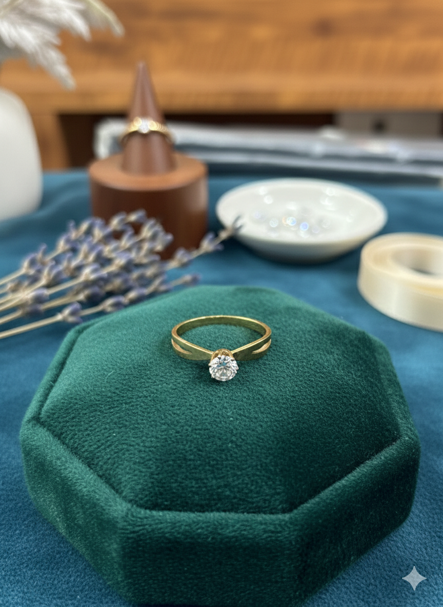 Eterna Solitaire Rings