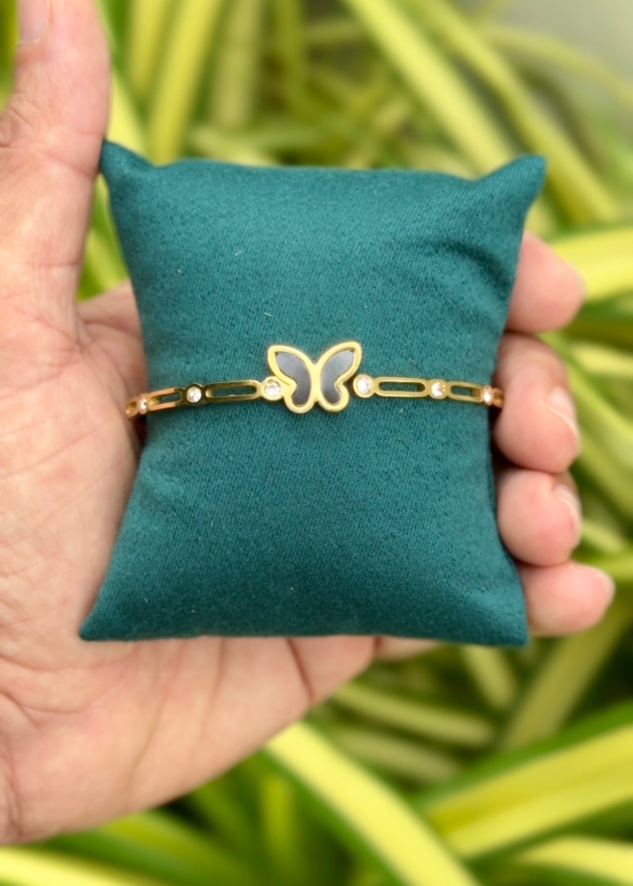 Butterfly Spark Cuff Bangle 🦋✨