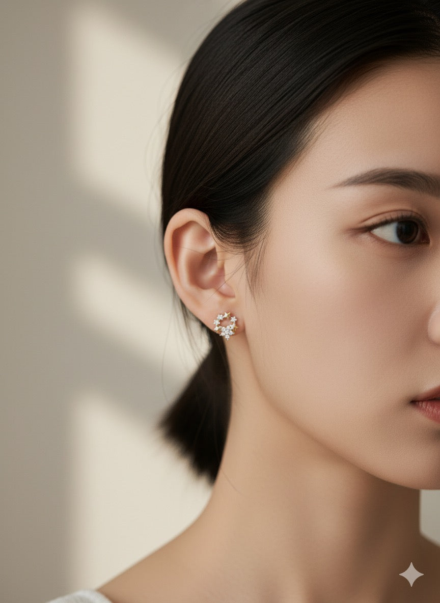 Celestial Wreath Stud