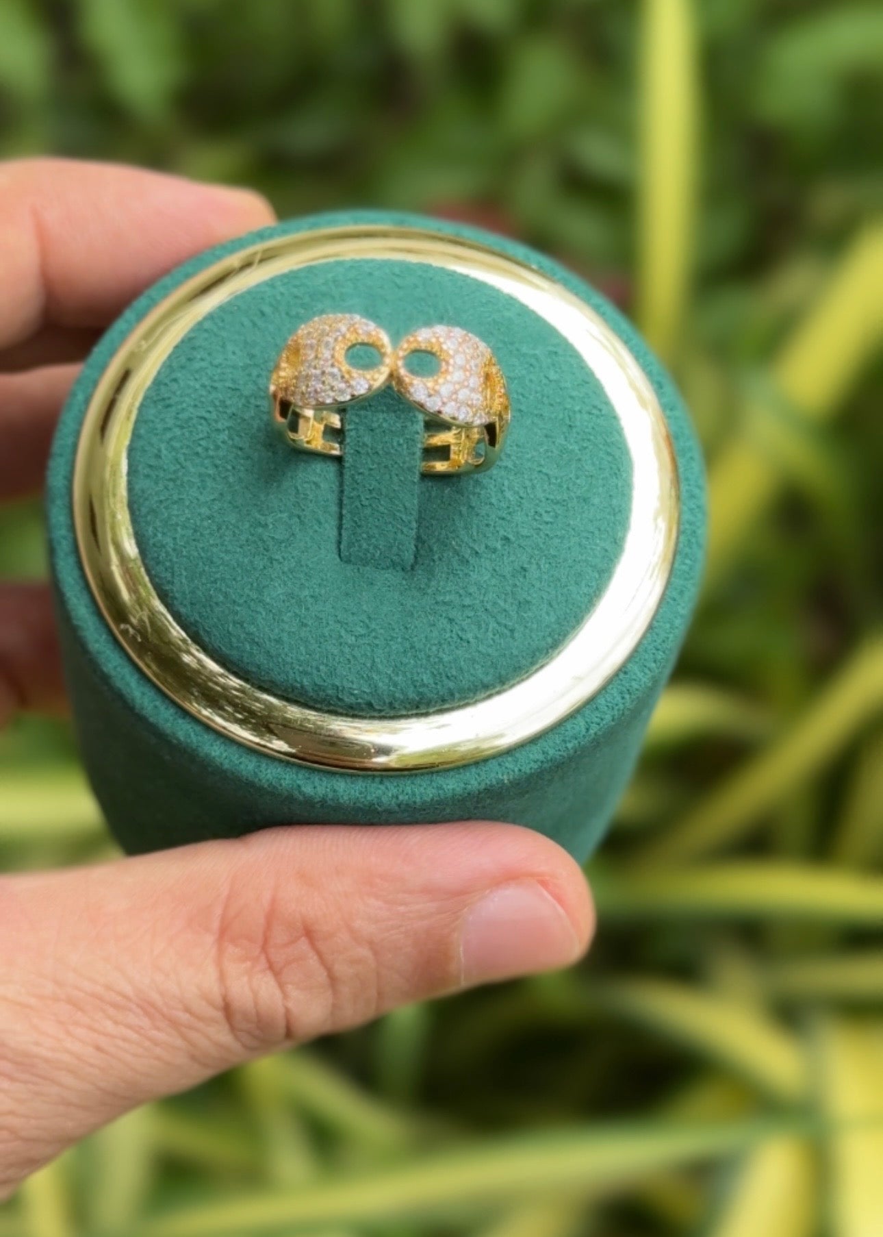 Twin Spark Orbit Rings (Adjustable)