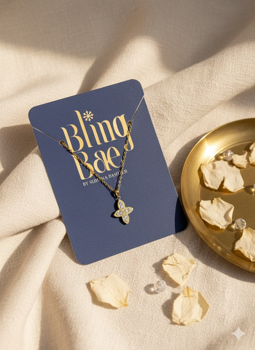 The Celestial Bloom Chain With Pendant