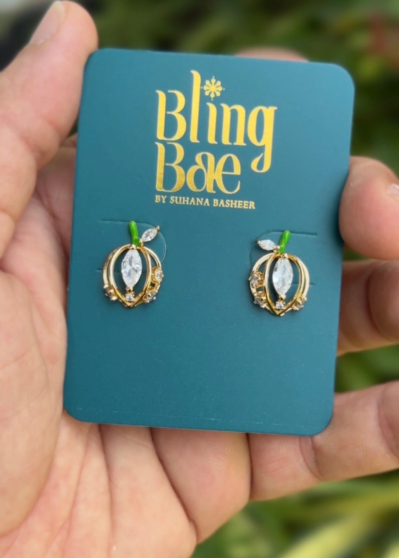 Emerald Bloom Earrings
