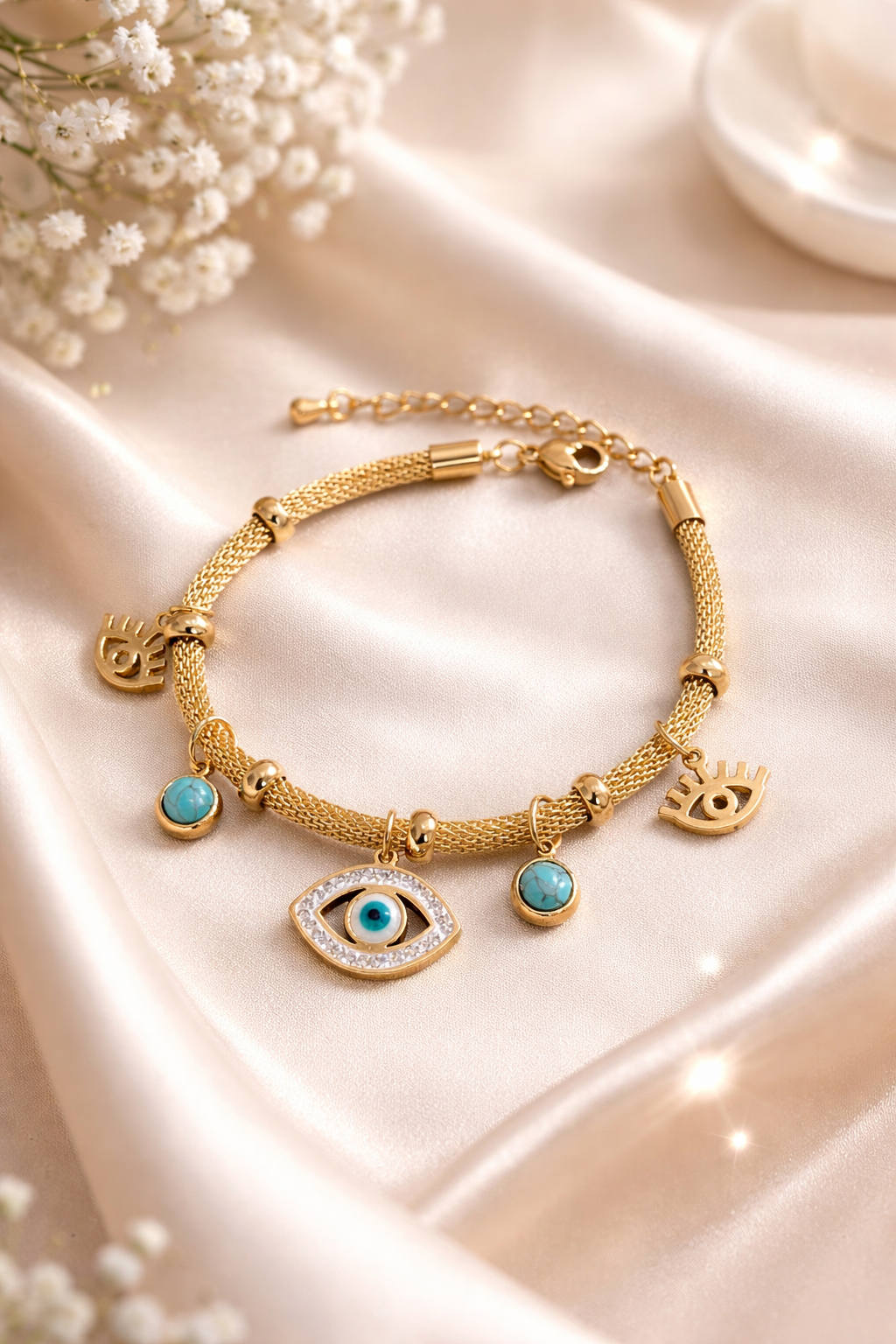 Soft Gaze Eye Bracelets