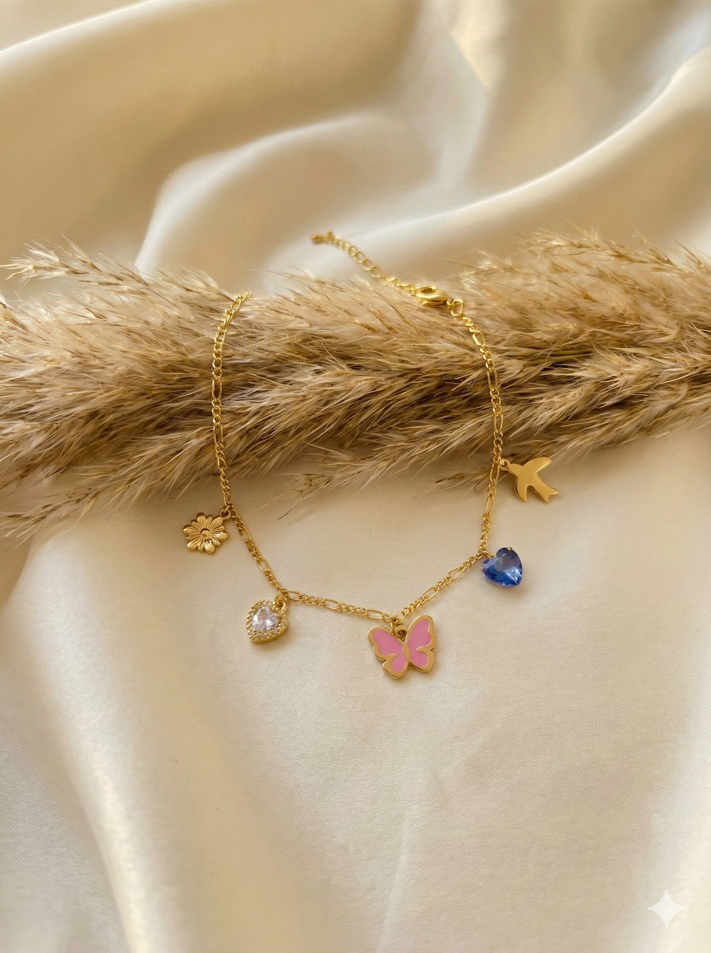 Flutter Charm Anklet/Bracelet (Single Piece)