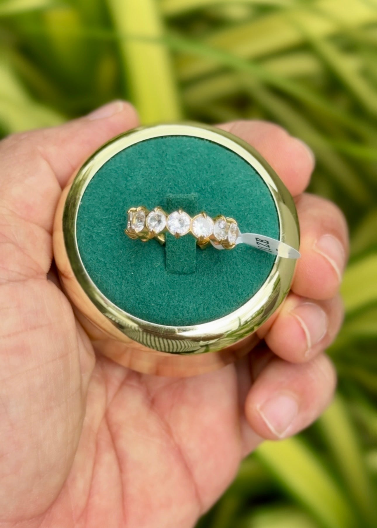 Celestial Crystal Band Ring ✨💎 (316L Grade)
