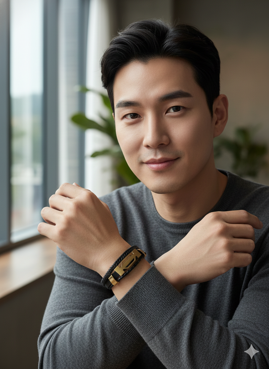 ForgeLink Gold Accent Wristbands