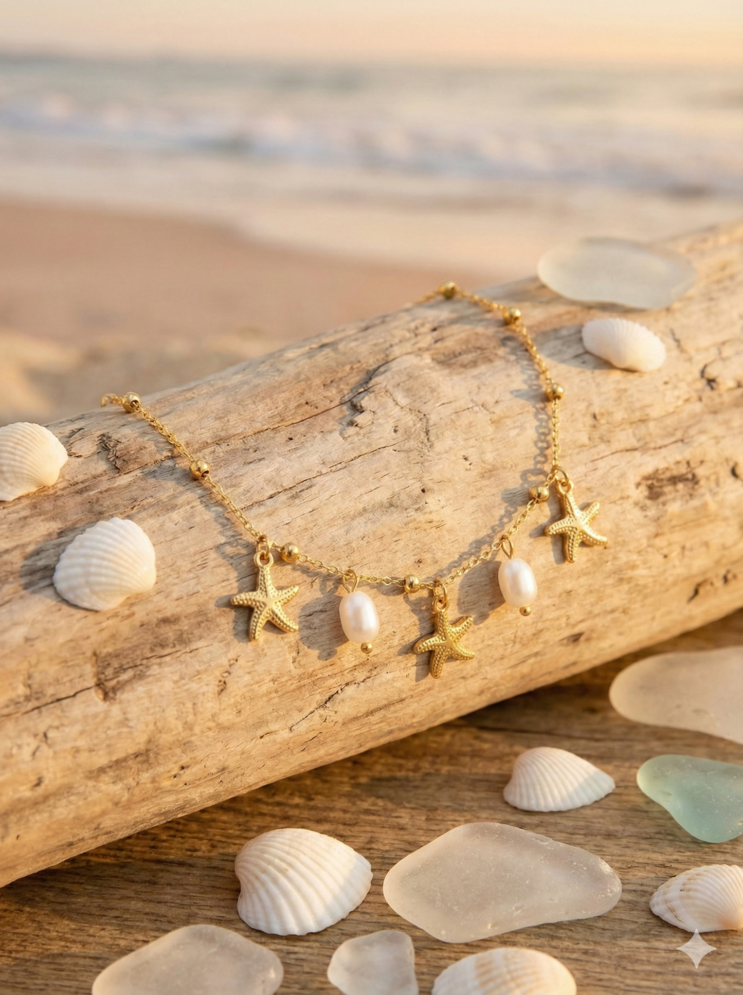 Starry Shore Anklet/Bracelet (Single Piece)