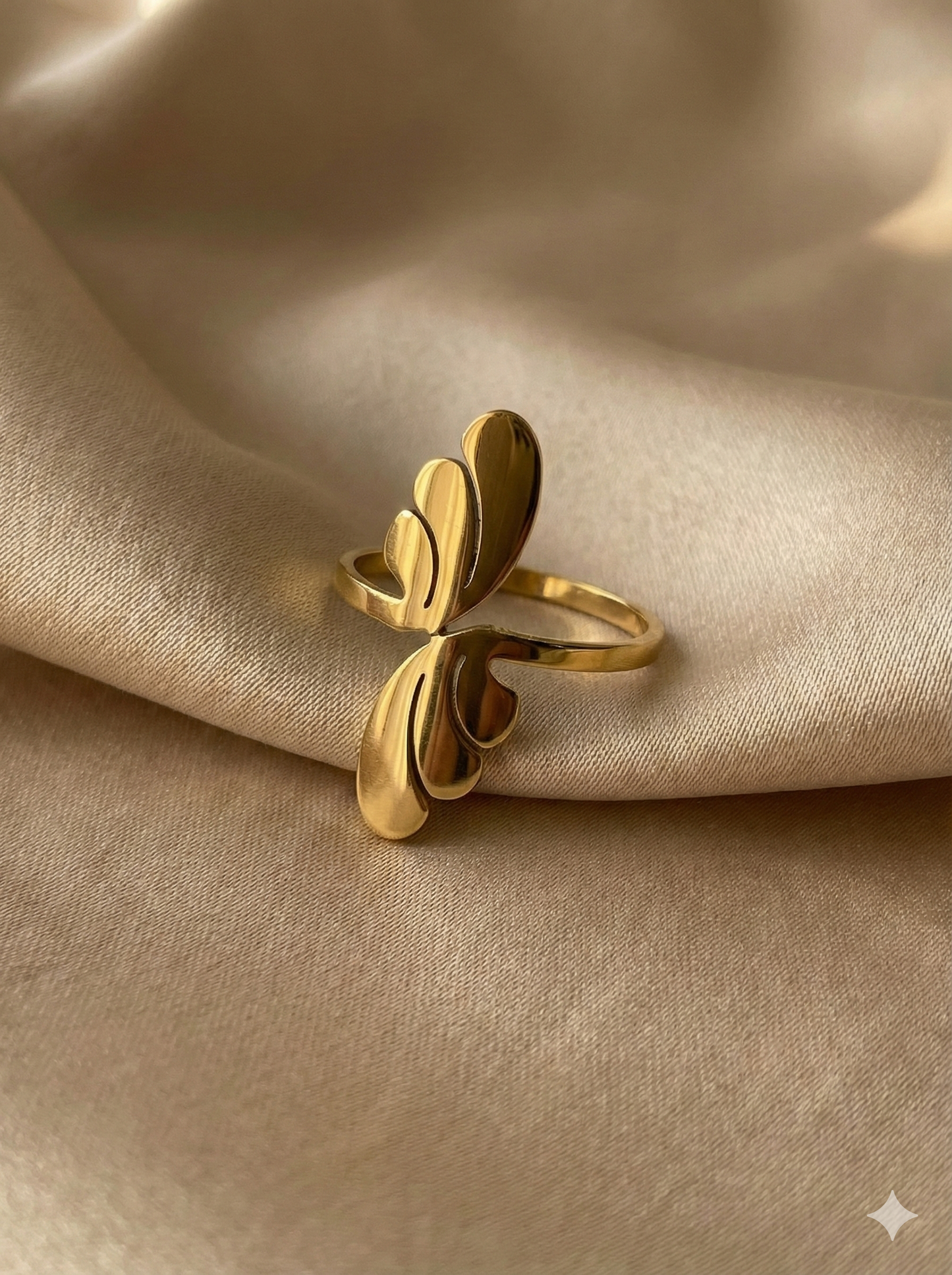 The Gilded Butterfly Wrap Rings