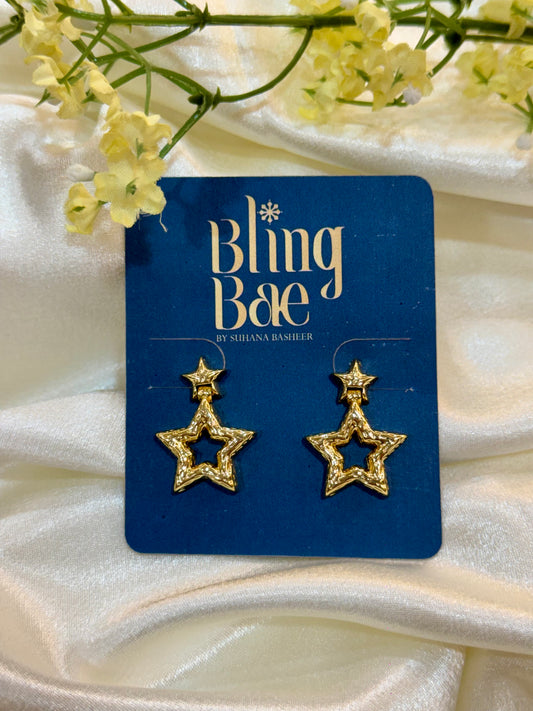 Dangle Star Earrings