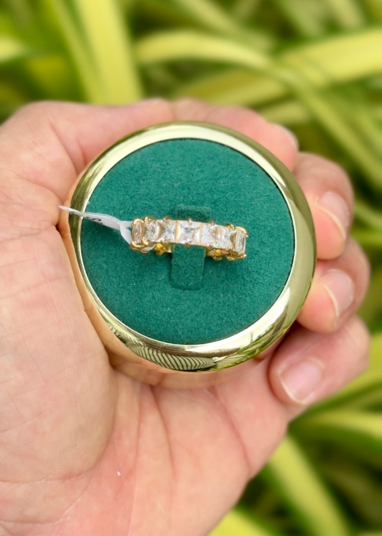 Royal Princess Eternity Ring πβ¨ (316L Grade)