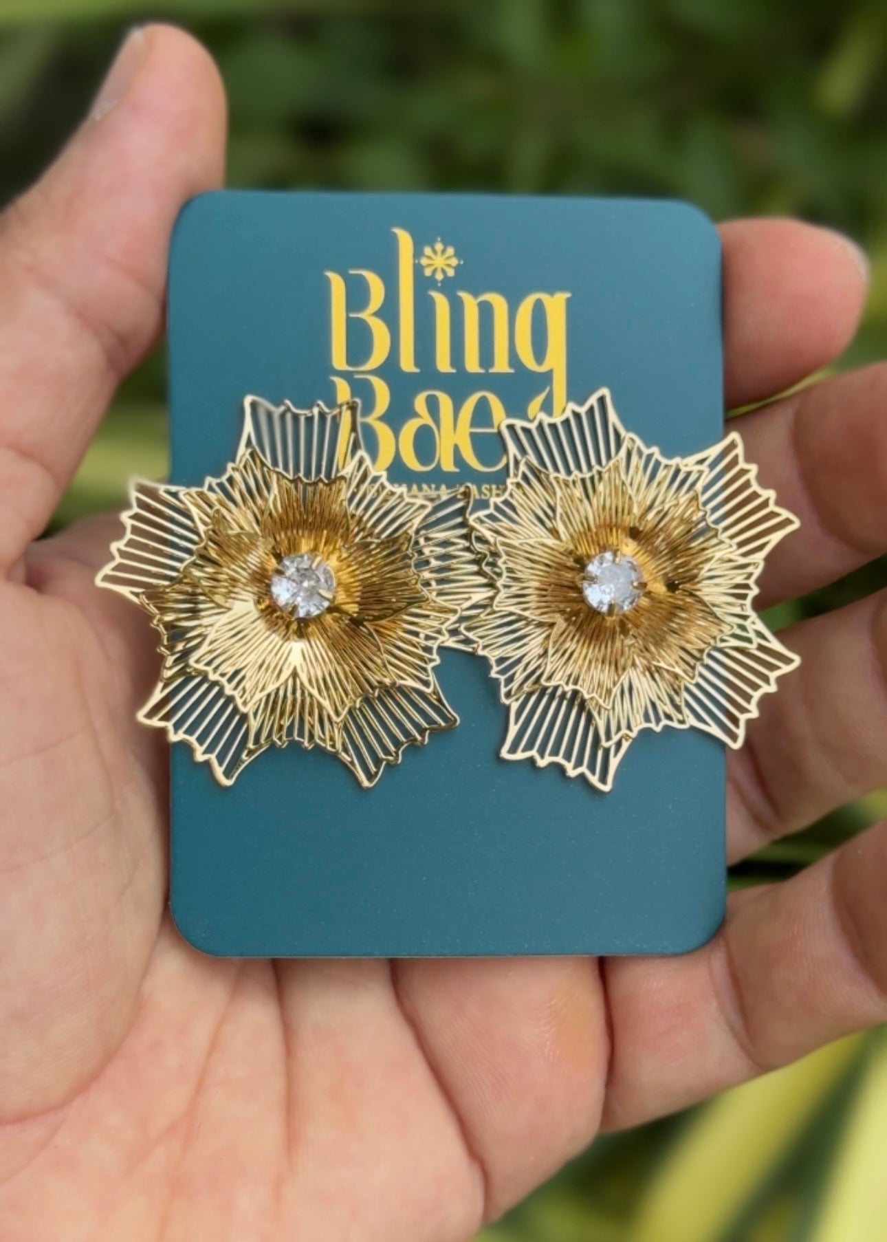 Golden Bloom Earrings