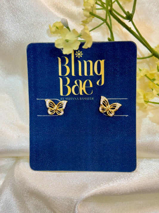 Petite Papillon Studs