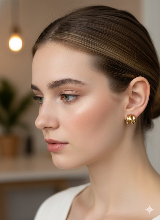 Triple Hoop Earrings