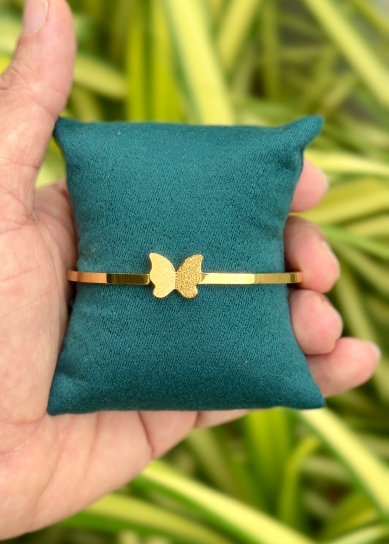 Golden Butterfly Grace Cuff Bangle 🦋✨