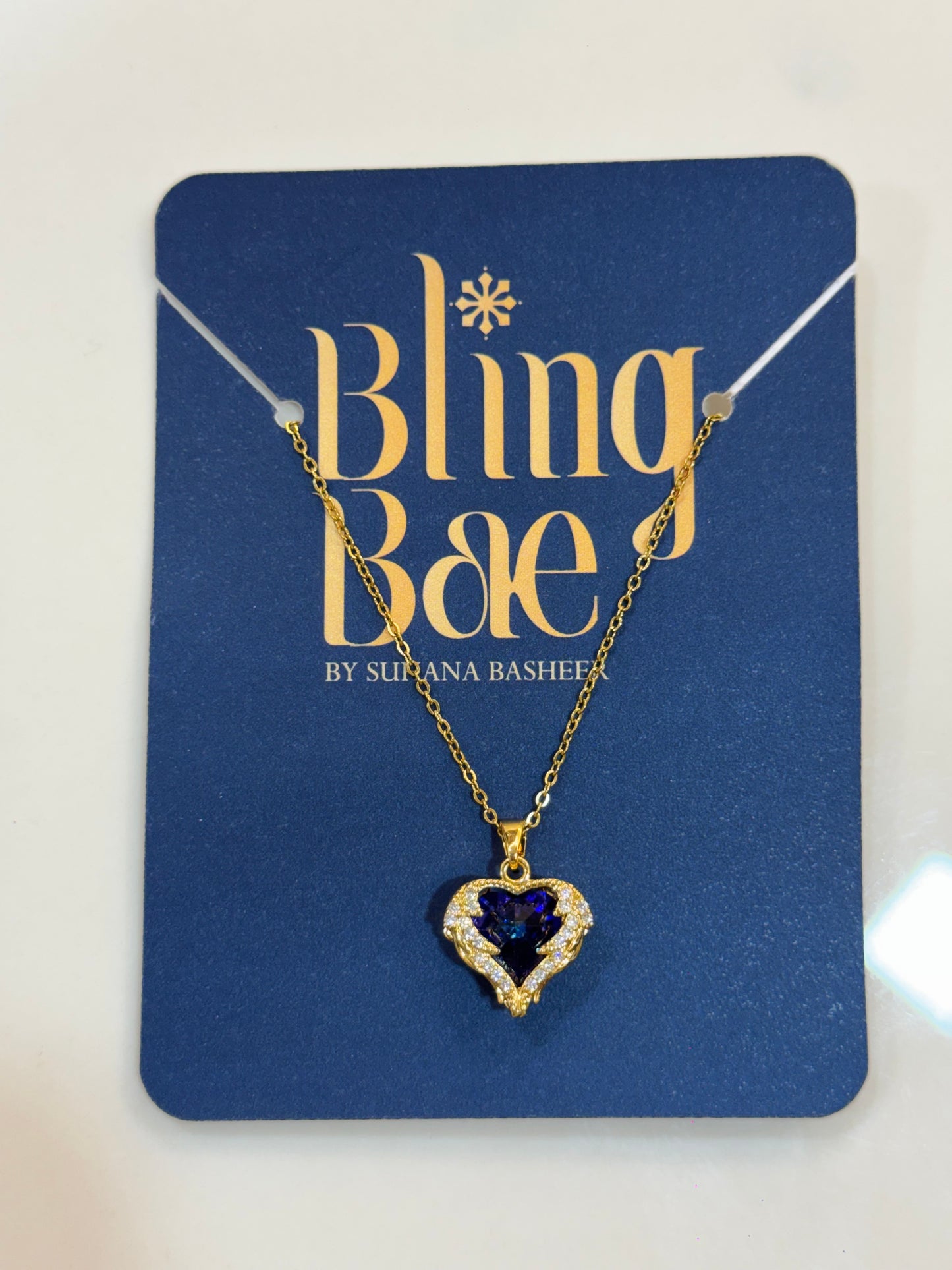 Crimson Allure Chain With Pendant