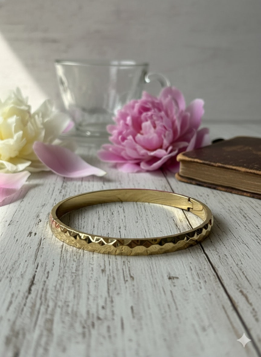 Radiant Prism Cuff Bangle