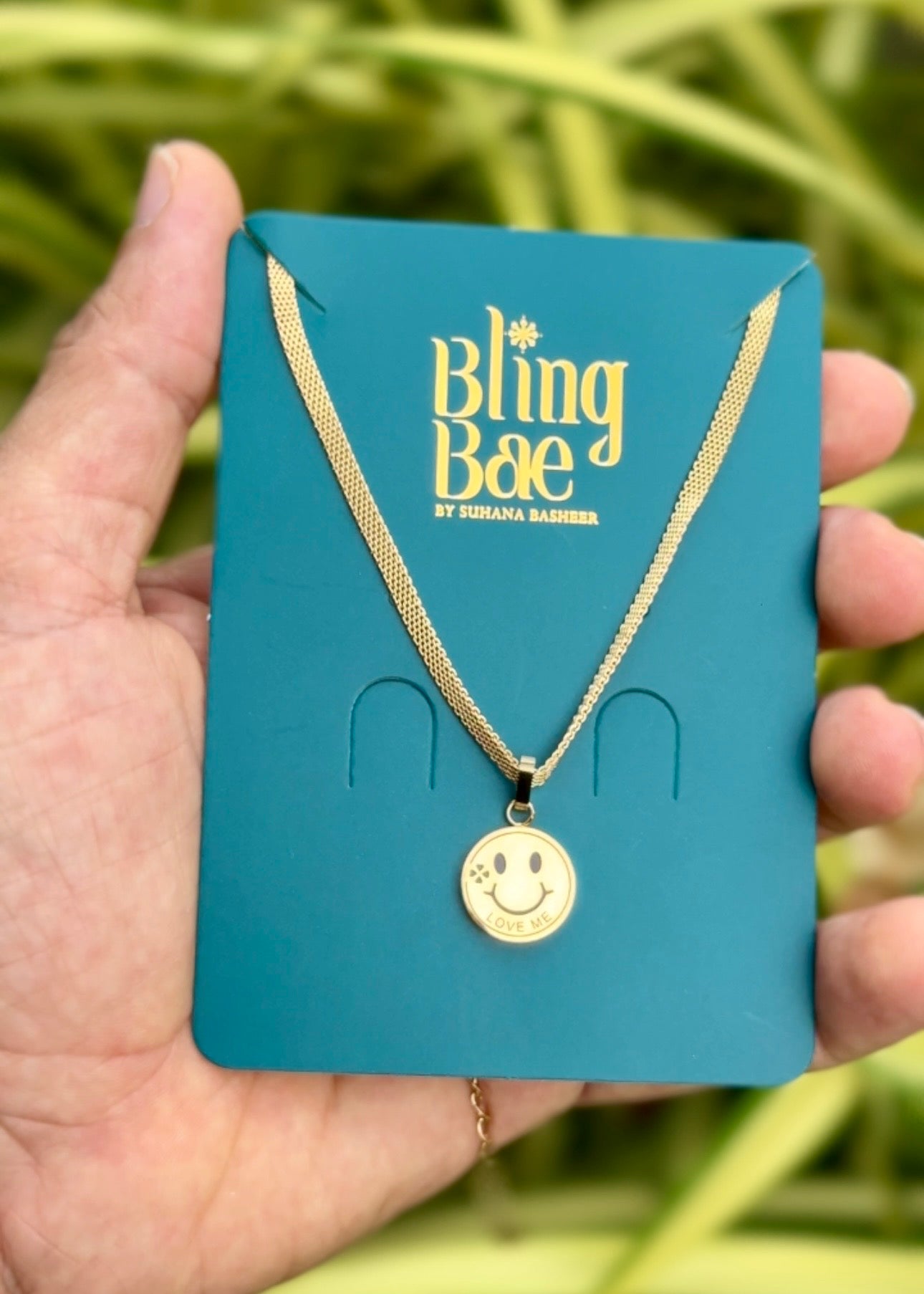 Smile Love Pendant Necklace ✨
