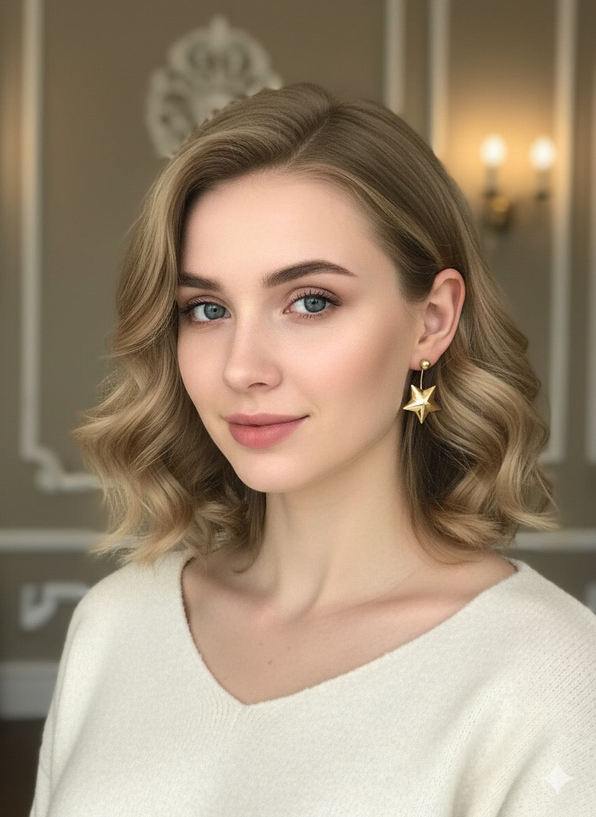 Star Jacket Earrings
