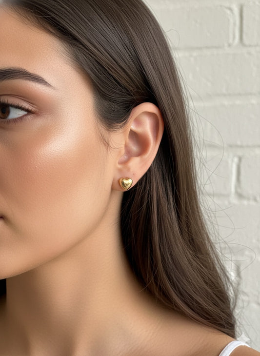 Small Heart Stud