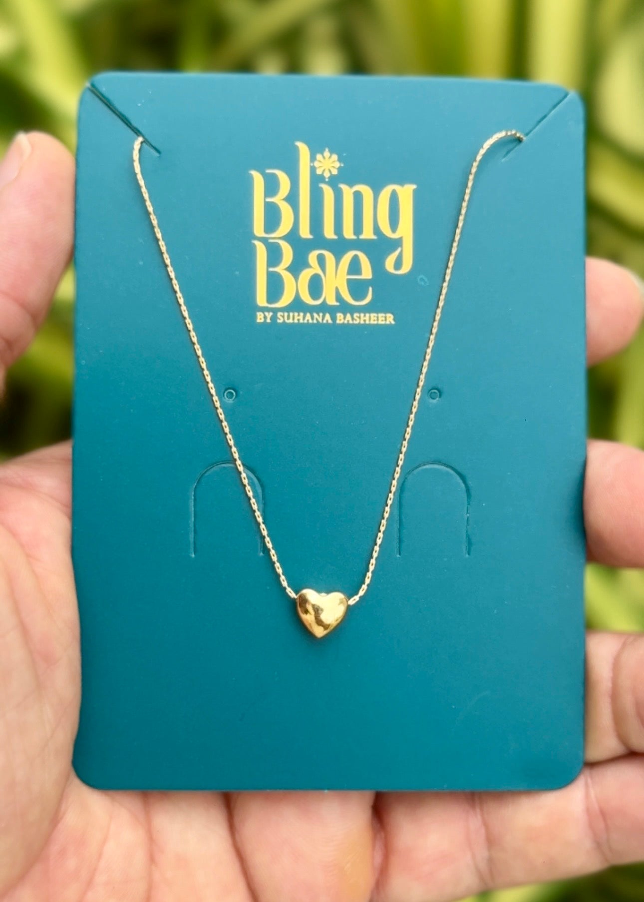Mini Golden Heart Necklace ✨ (316L Grade)