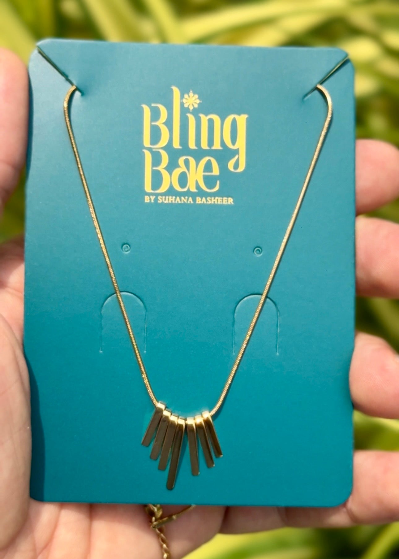 Golden Fringe Luxe Necklace ✨
