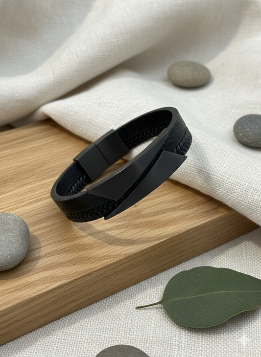 ShadowEdge Leather Wristbands