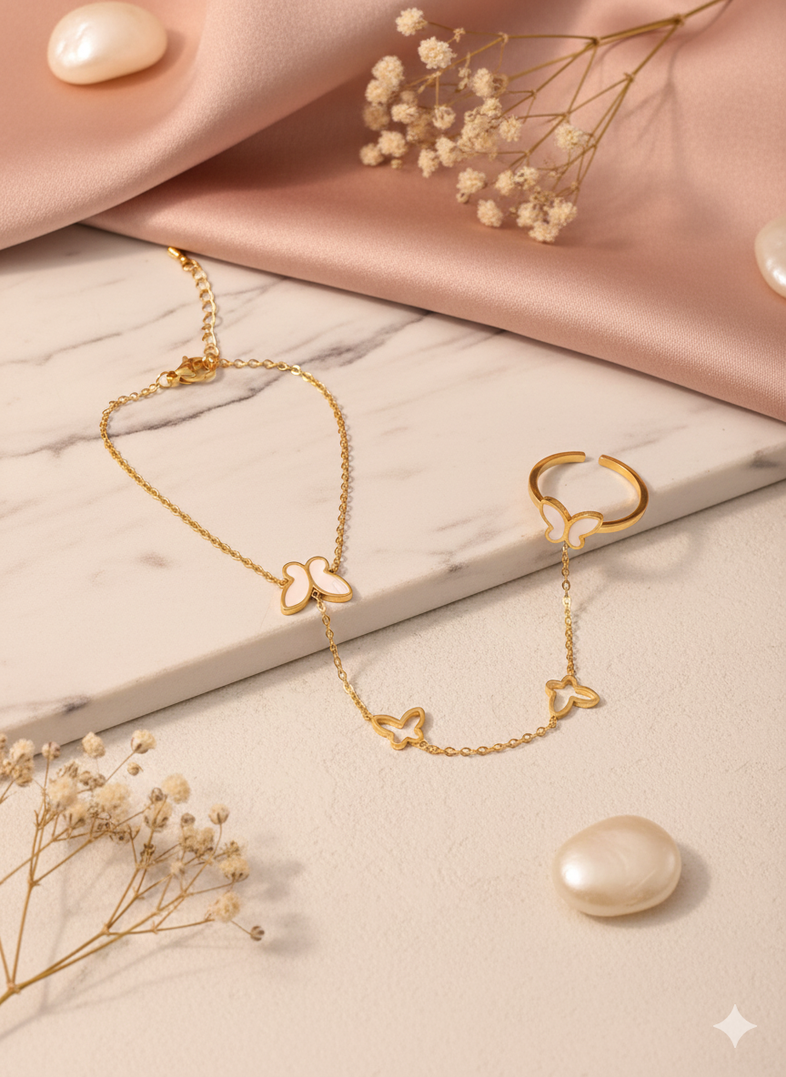 Butterfly Grace Ring Bracelets