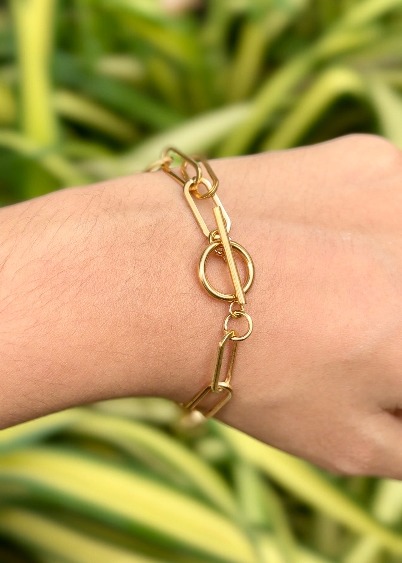 Toggle Paperclip Link Bracelets ✨