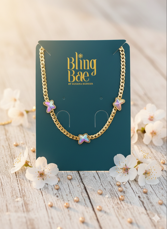 Aurora Butterfly Chain Necklace