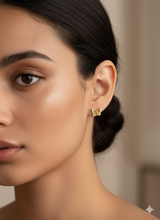 Petite Papillon Studs