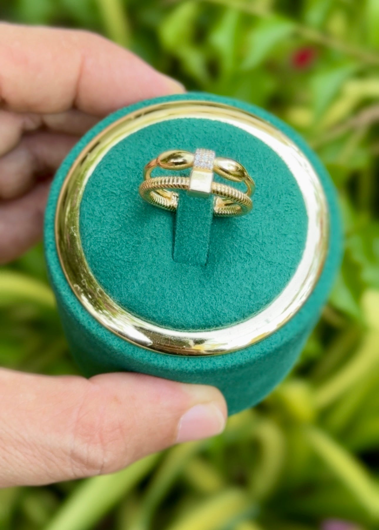 Royal Knot CZ Rings (Adjustable)
