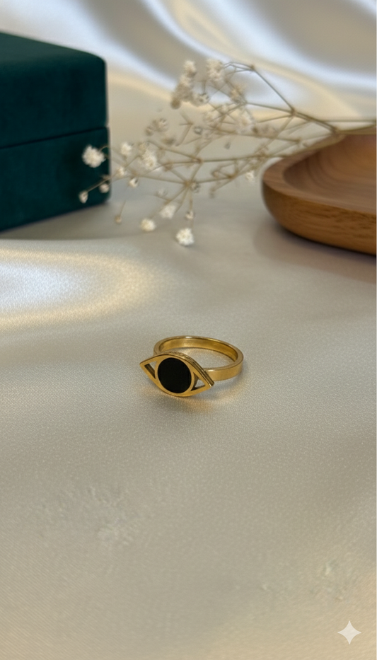 Obsidian Gaze Rings