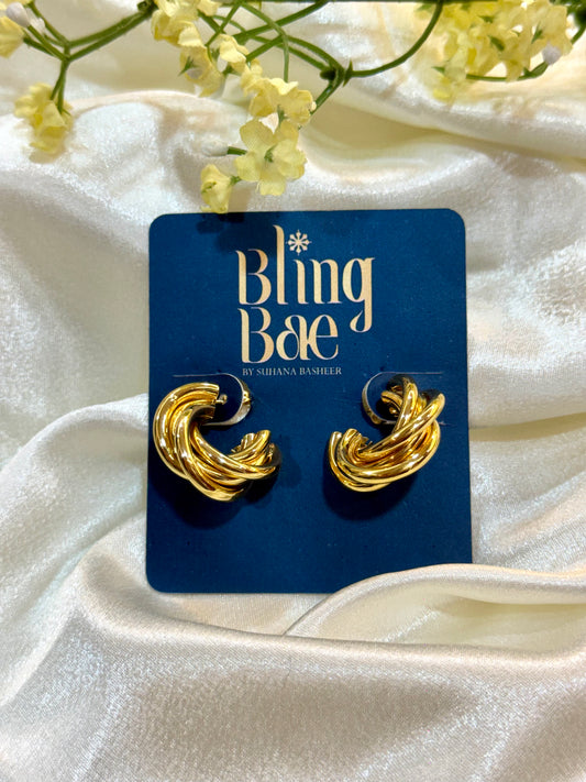 Intertwined Hoop Earrings