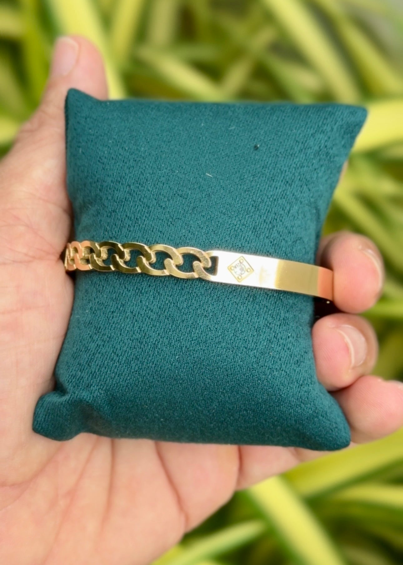 Imperial Link ID Cuff Bangle ✨