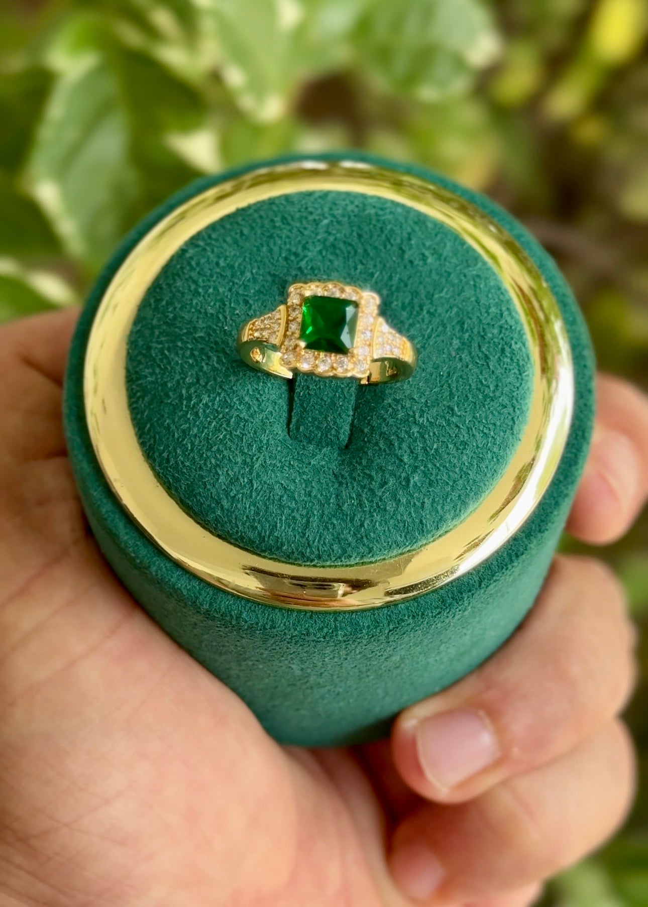 The Emerald Empress Ring✨(Adjustable)
