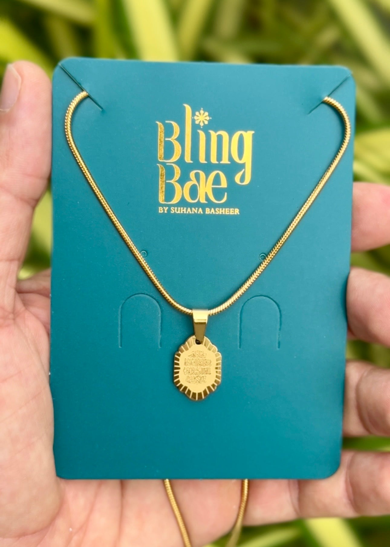 Alhamdulillah Faith Pendant Necklace ✨