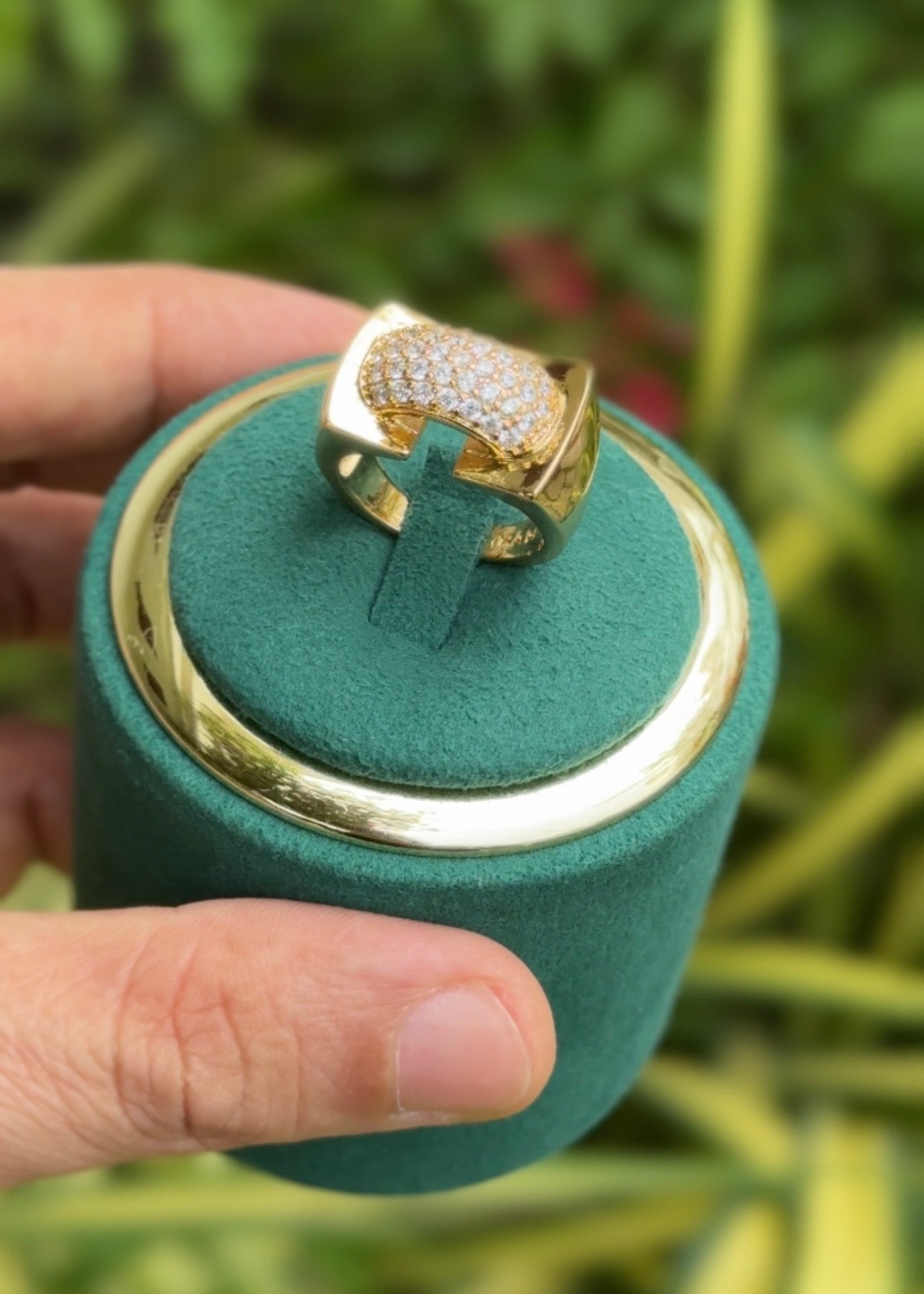 Luxe Dome Statement Rings (Adjustable)