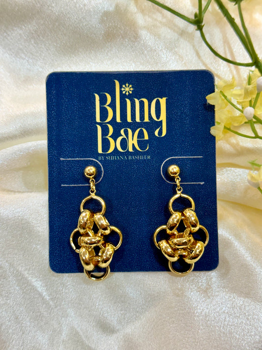 Infinity Loop Drop Earrings