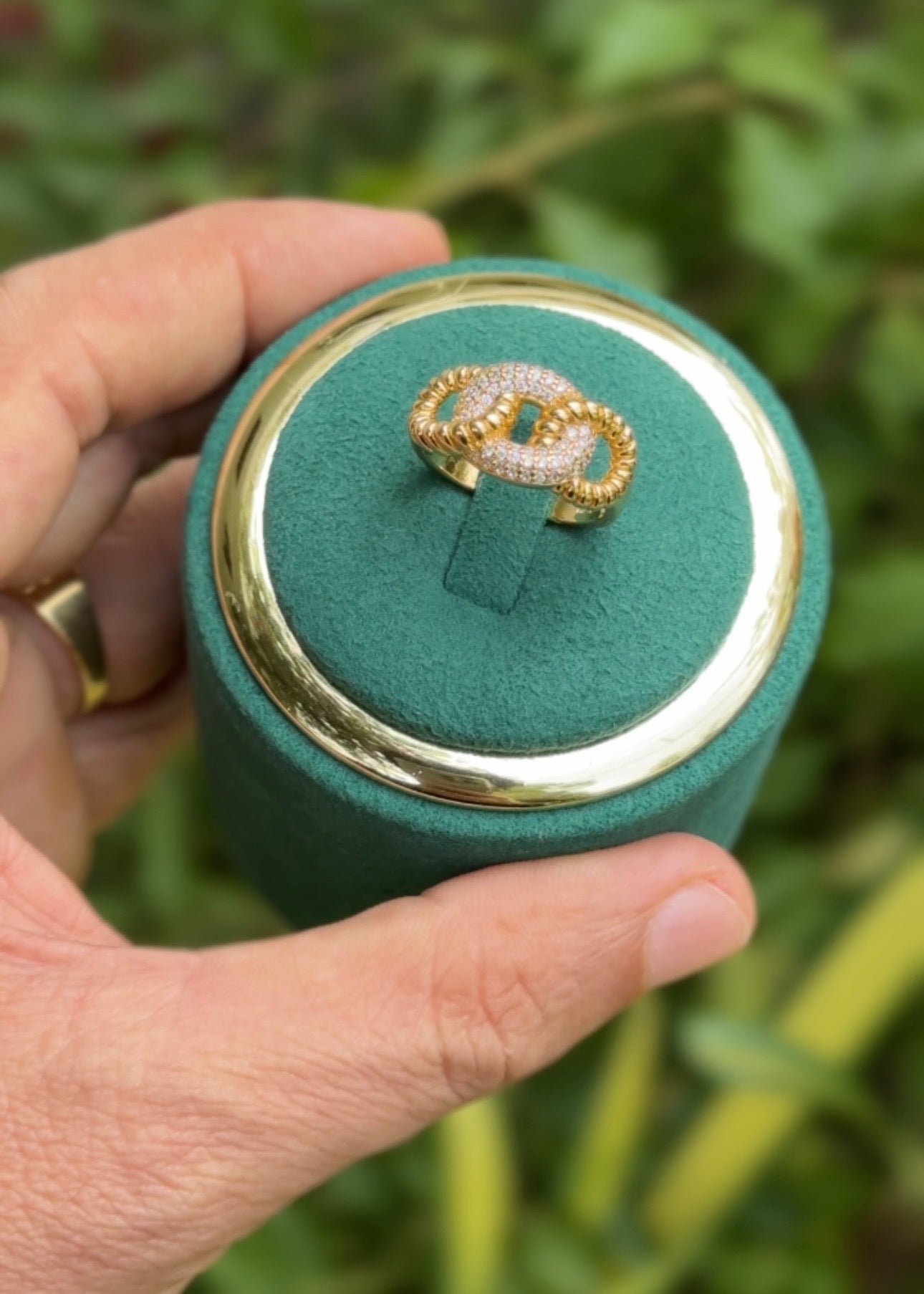 Infinity Spark Link Rings (Adjustable)