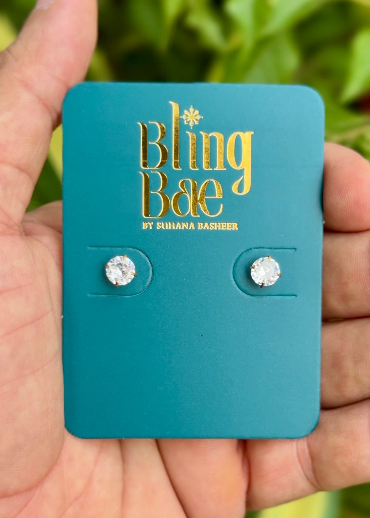 Classic Solitaire Spark Mini Studs ✨ (316L Grade)