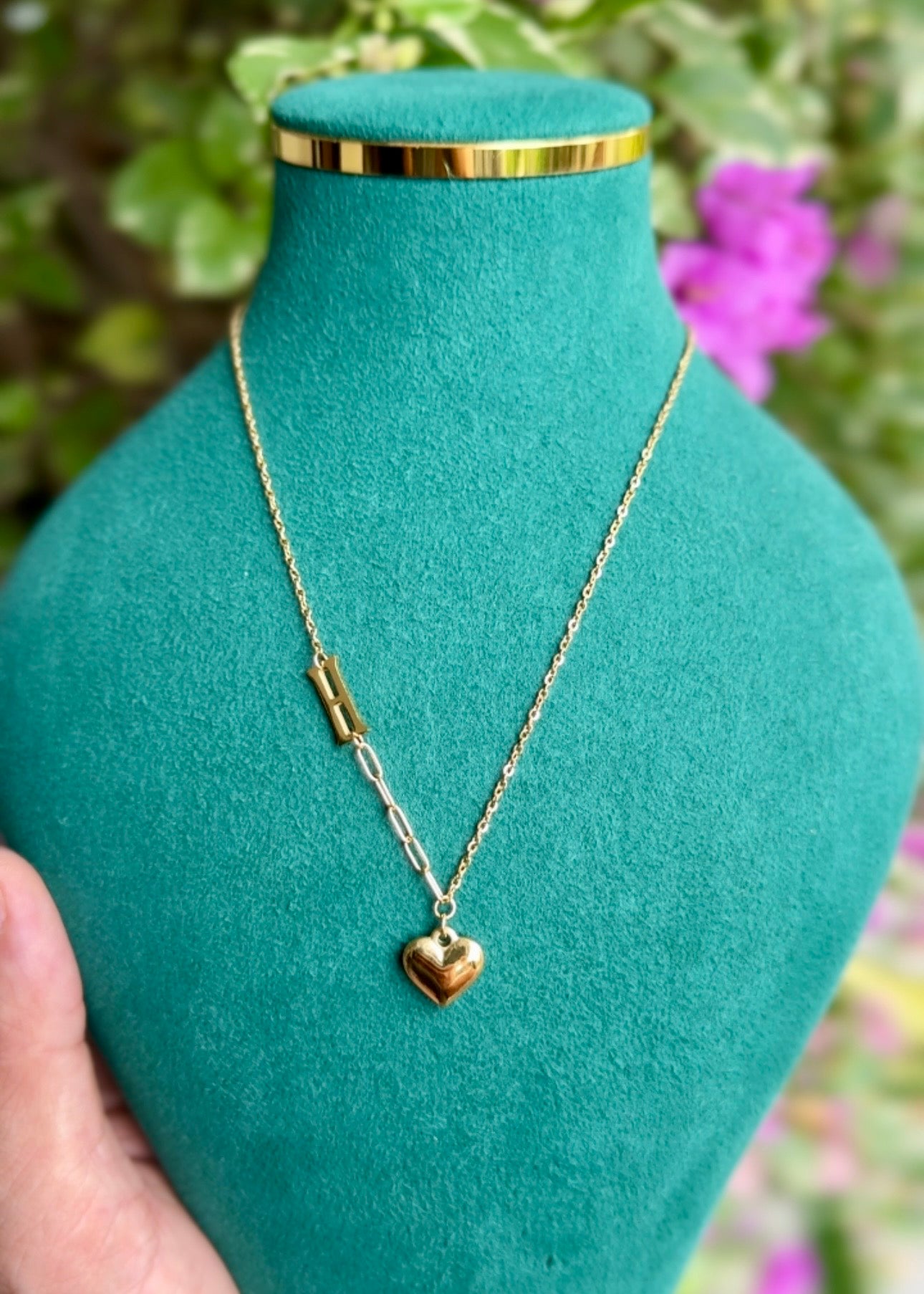 Golden Love Link Necklace ✨