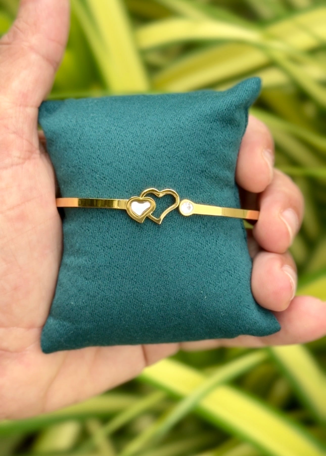 Eternal Hearts Cuff Bangle 🤍✨