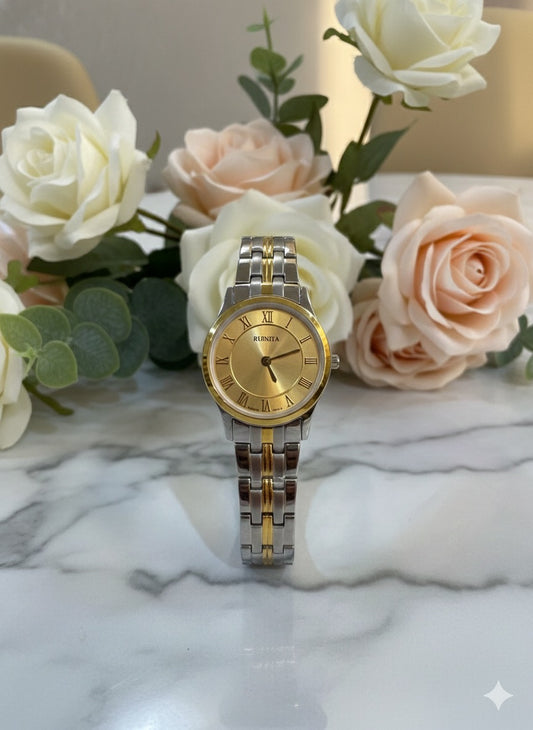 Ruinita Classic Two-Tone Luxury Bracelet Watch