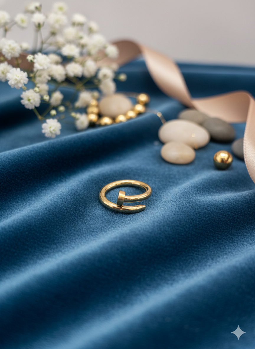 Bling Bae Loop Signature Rings