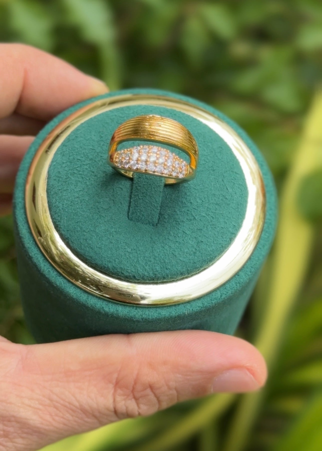 Golden Crown Spark Rings (Adjustable)